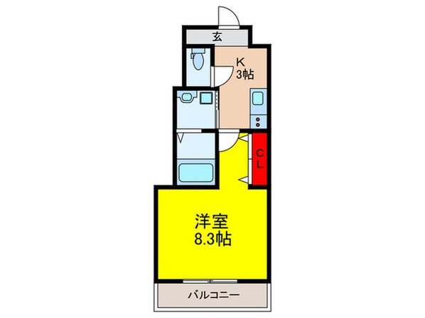 フジパレス長原駅西Ⅵ番館の物件間取画像